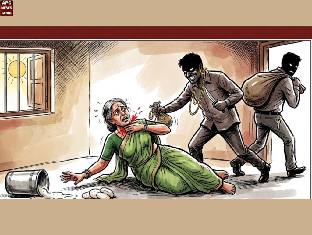 "மாவு வேணும்"னு கேட்டு உள்ளே போன கும்பல்.. தனியாக இருந்த பெண்ணுக்கு நேர்ந்த கொடூரம்.. பழவேற்காட்டில் பகீர்!