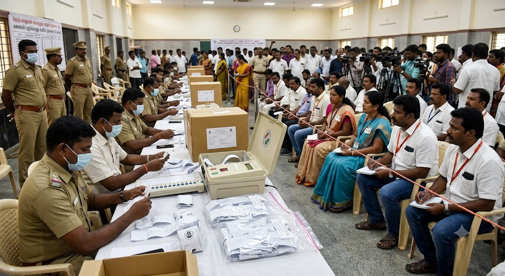 கொளத்தூர் தொகுதியில் மின்னணு வாக்குப்பதிவு இயந்திரங்கள் மறுபரிசீலனை: தேர்தல் முடிவுகளில் மாற்றம் ஏற்படுமா? – ஒரு சிறப்புச் செய்தி அலசல்