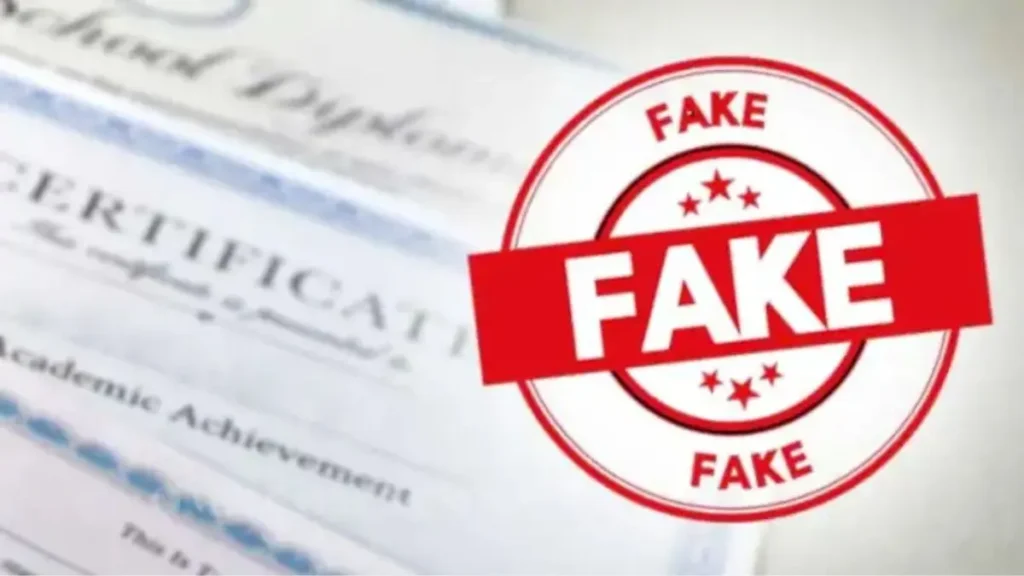  Fake Certificate