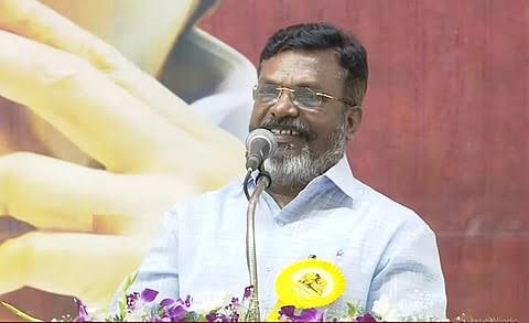 "விசிக - காங்கிரஸ் உறவு வலுவாக உள்ளது; எங்கள் குரலே முதலமைச்சரின் குரல்!" - கூட்டுக் கூட்டத்தில் திருமாவளவன் பேட்டி