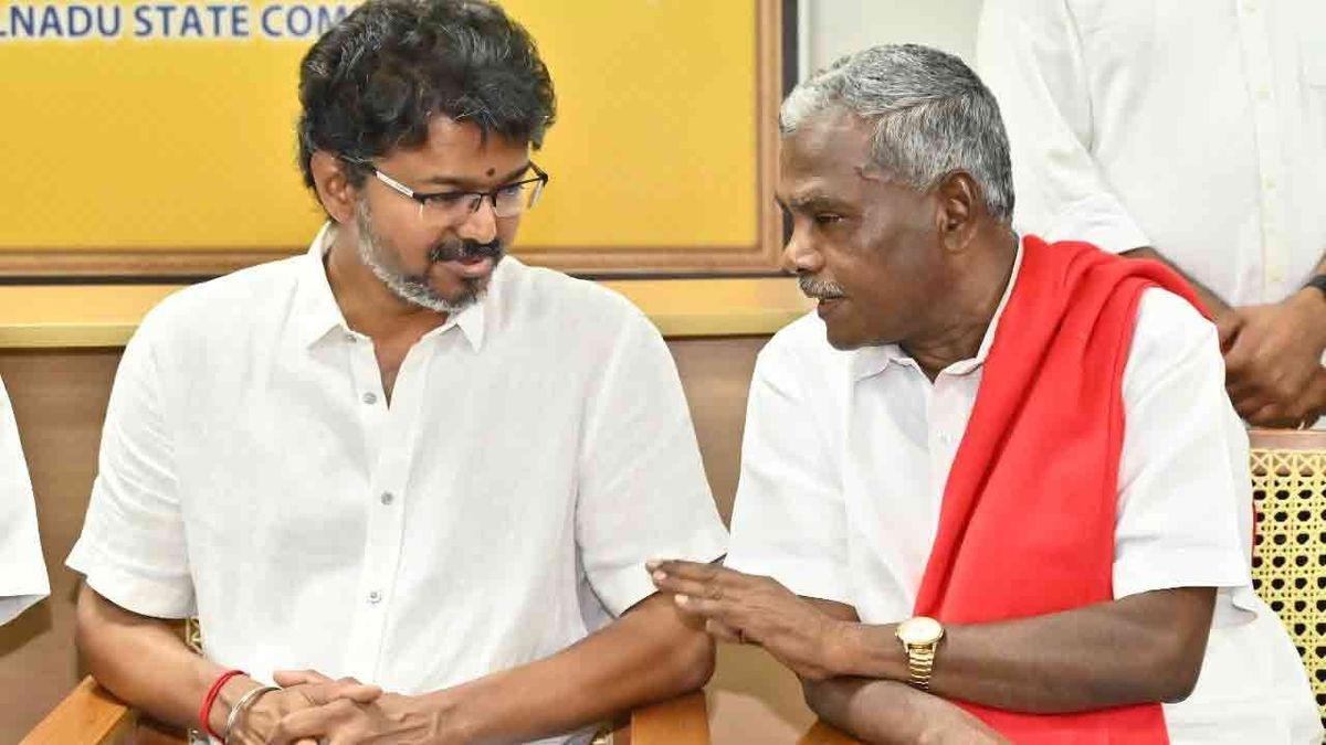 மேகமலை பகுதி மக்களை அப்புறப்படுத்தக் கூடாது: முதல்வர் விஜய்யை சந்தித்து பெ. சண்முகம் வலியுறுத்தல்!