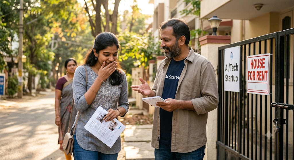 ‘தேடியது வீடு... கிடைத்தது வேலை!’: பெங்களூரில் நடந்த நெகிழ்ச்சியான இன்ப அதிர்ச்சி!