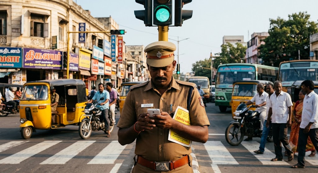 "சுற்றறிக்கைகள் எங்கே போனது?" - பணியின்போது மொபைலில் மூழ்கும் போக்குவரத்து காவலர்கள் மீது சென்னை உயர்நீதிமன்றம் கடும் அதிருப்தி!