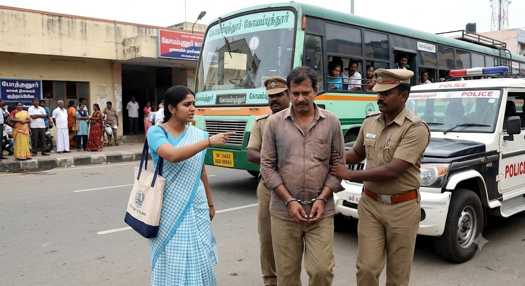 கோவையில் பேருந்தில் கல்லூரி மாணவிக்கு பாலியல் சீண்டல்: போத்தனூர் குற்றப்பிரிவு காவலர் அதிரடி கைது!
