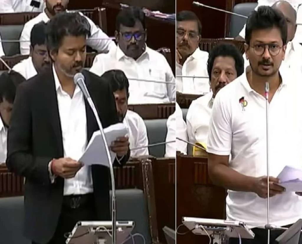 "நிவாரண நிதிக்கும், ஸ்பெஷல் பேக்கேஜுக்கும் வித்தியாசம் தெரியாதா?": சட்டப்பேரவையில் முதல்வர் விஜய்க்கு எதிர்க்கட்சிகள் கடும் கண்டனம்!