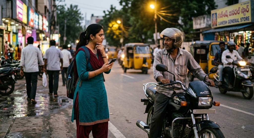 பைக் டாக்ஸியில் ஏறும் முன் 'இதை' செக் பண்ணீங்களா? — ஐதராபாத் சம்பவத்தால் கிளம்பிய புதிய அச்சம்!