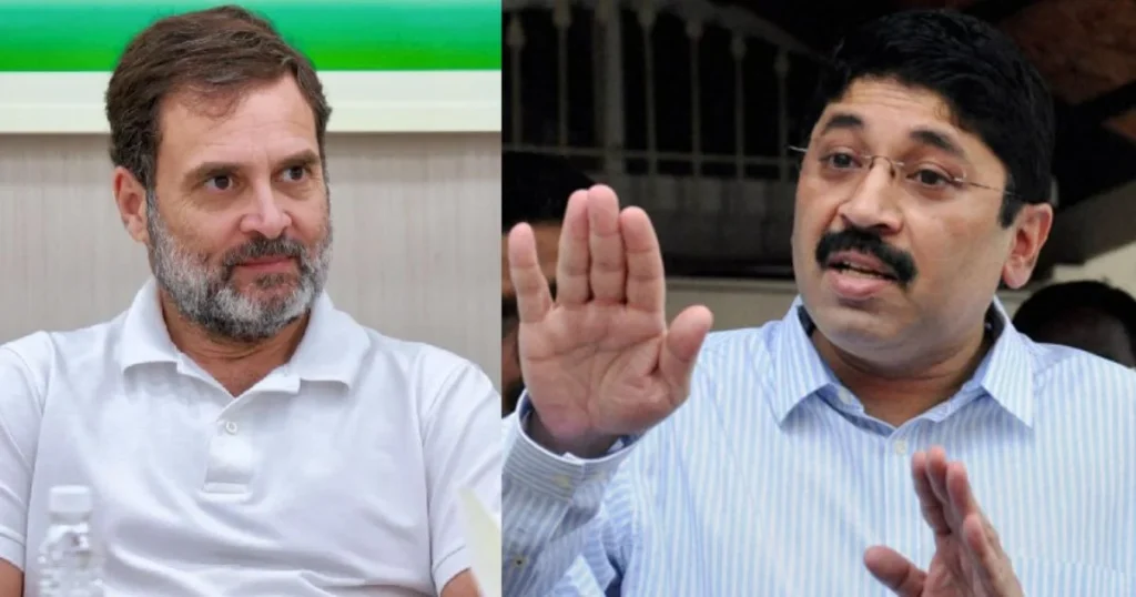 தொகுதி மறுவரையறை: காங்கிரஸ் கட்சிக்கு தயாநிதி மாறன் கடும் கண்டனம்!