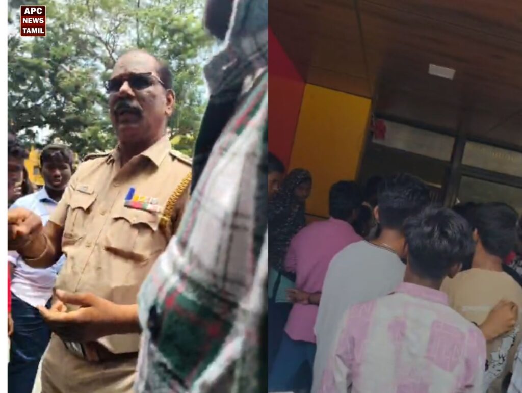 ஸ்பைடர் மேனுக்குப் பதில் 'ஜனநாயகன்'.. டிக்கெட் குளறுபடியால் அண்ணாசாலையில் முற்றுகைப் போராட்டம்!