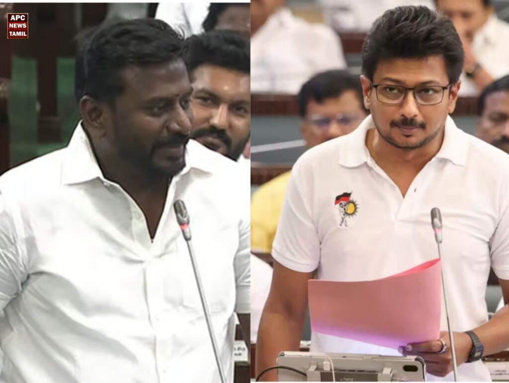 "போதைப்பொருள் புகாரால் மாணவர் அமுதன் படுகொலை!" - சட்டமன்றத்தில் சீறிய உதயநிதி.. 'கோஷ்டி மோதல்' என மழுப்பிய அமைச்சர்? பேரவையில் பெரும் பரபரப்பு!