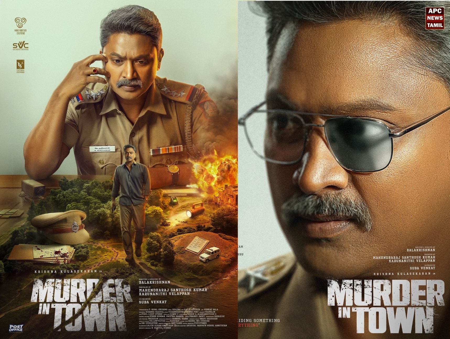 க்ரைம் த்ரில்லரில் மீண்டும் கெத்து காட்டும் கிருஷ்ணா: ‘Murder In Town’ போஸ்டர்கள் வைரல்!