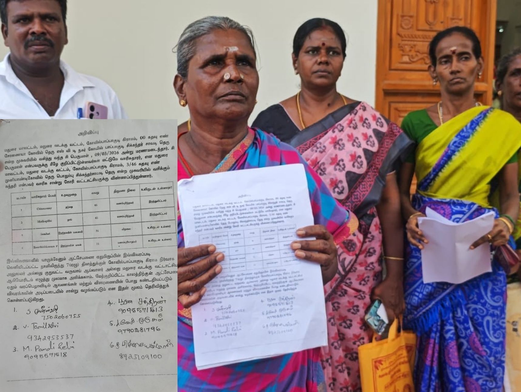 மதுரையில் அதிர்ச்சி: சொத்துக்களை அபகரிக்க மாமியாருக்கு போலி ‘இறப்புச் சான்றிதழ்’! மருமகள் மீது ஆட்சியரிடம் புகார் மனு