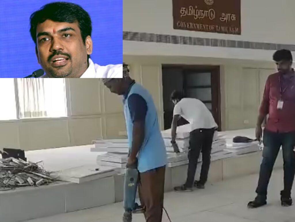 "தூய சக்தி"யின் முதல் கறை? அரசு அலுவலகப் பணிகளில் டெண்டர் முறைகேடு விவகாரம் - ரங்கராஜ் பாண்டேவின் அதிரடி விமர்சனம்!