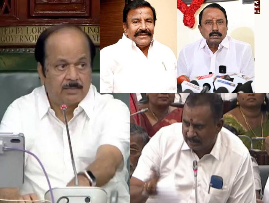 சட்டப்பேரவையில் சபாநாயகருக்கு எஸ்பி வேலுமணி பாராட்டு: செங்கோட்டையன், கே.என்.நேரு இடையே காரசார விவாதம்