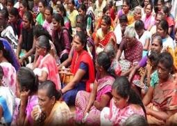 சென்னை ரிப்பன் மாளிகை எதிரில் அம்மா உணவக ஊழியர்கள் ஆர்ப்பாட்டம்: குறைந்தபட்ச ஊதியம் வழங்கக் கோரிக்கை!