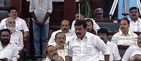 சட்டமன்றத்தில் எகிறிய தி.மு.க எம்.எல்.ஏ: அமைதியாக அமரச் சொன்ன எ.வ.வேலு – பேரவையில் மீண்டும் சலசலப்பு!