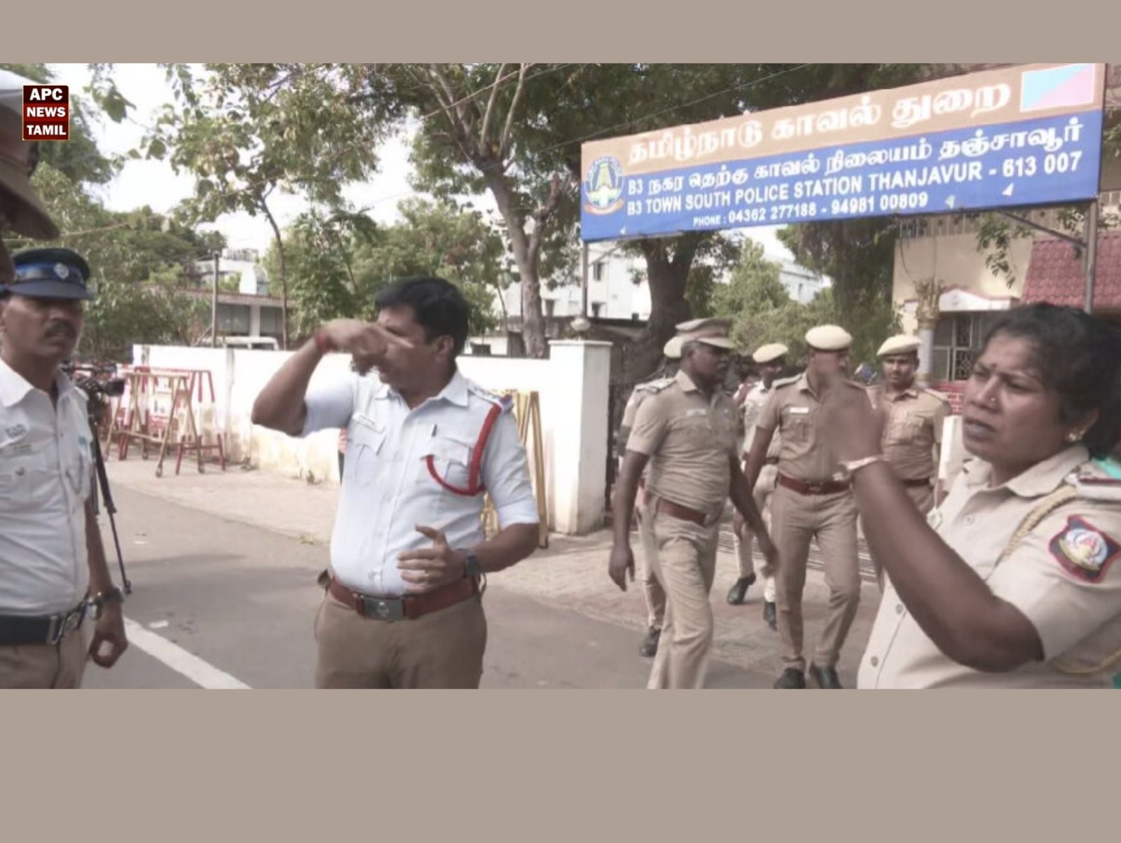 தஞ்சையில் அதிரடியாகக் குவிக்கப்படும் காவல்துறை- 5 மாவட்ட எஸ்.பி.க்கள் தஞ்சைக்கு விரைவு!
