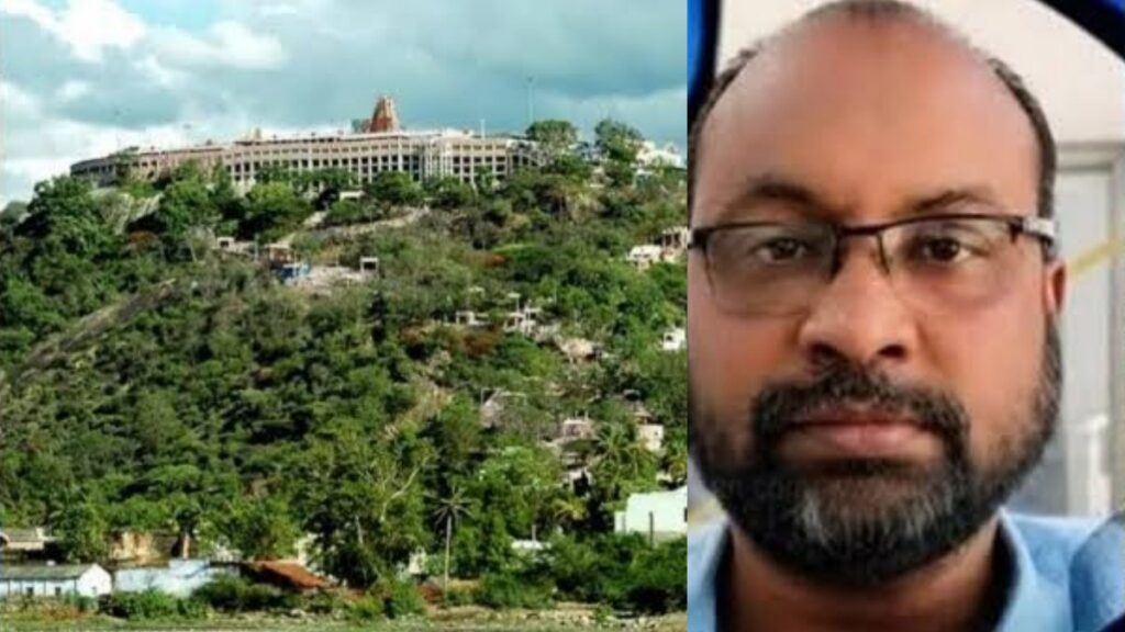 பழனி கோயில் ரூ.100 கோடி நில மோசடி வழக்கு: சார் பதிவாளர் ஜஸ்டின் மணிகண்டன் சிபிசிஐடி போலீசாரால் அதிரடி கைது!