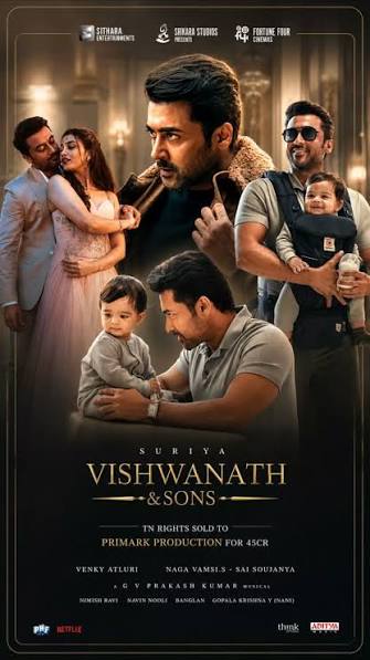 சூர்யா – மமிதா பைஜு நடிக்கும் ‘விஸ்வநாத் அண்ட் சன்ஸ்’- ட்ரெய்லர் இன்று மாலை 5.05 மணிக்கு வெளியாகிறது! ரசிகர்கள் மத்தியில் பெரும் எதிர்பார்ப்பை ஏற்படுத்தியுள்ள புதிய திரைப்படைப்பு!