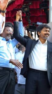 முதலமைச்சர் விஜய்யை சந்திக்க தலைமைச் செயலகம் வருகை தந்தார் விசிக தலைவர் திருமாவளவன்!