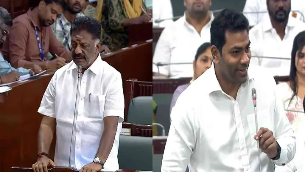 சட்டப்பேரவையில் ஓபிஎஸ்ஸை திருத்திய அமைச்சர் ஆதவ் அர்ஜுனா: நடந்தது என்ன?