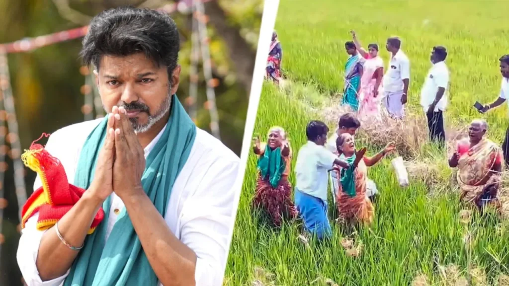 விவசாயிகளின் வாழ்வாதாரத்தைக் காத்த முதல்வர் — நெற்கதிர்கள் வழங்கி நெகிழ்ந்த பரந்தூர் கிராம மக்கள்!
