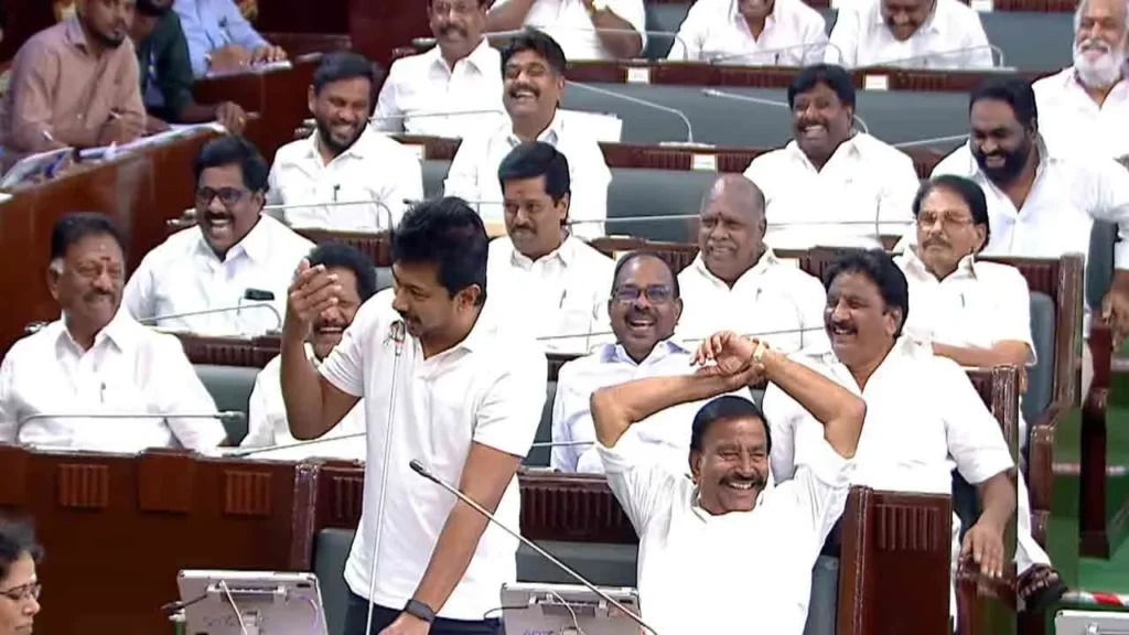 "படம் ஓடாதுன்னு முதல்லயே கிளைமாக்ஸ் போடுறீங்களா?" - உதயநிதி ஸ்டாலின் பன்ச்! சட்டப்பேரவையில் சிரிப்பலை!