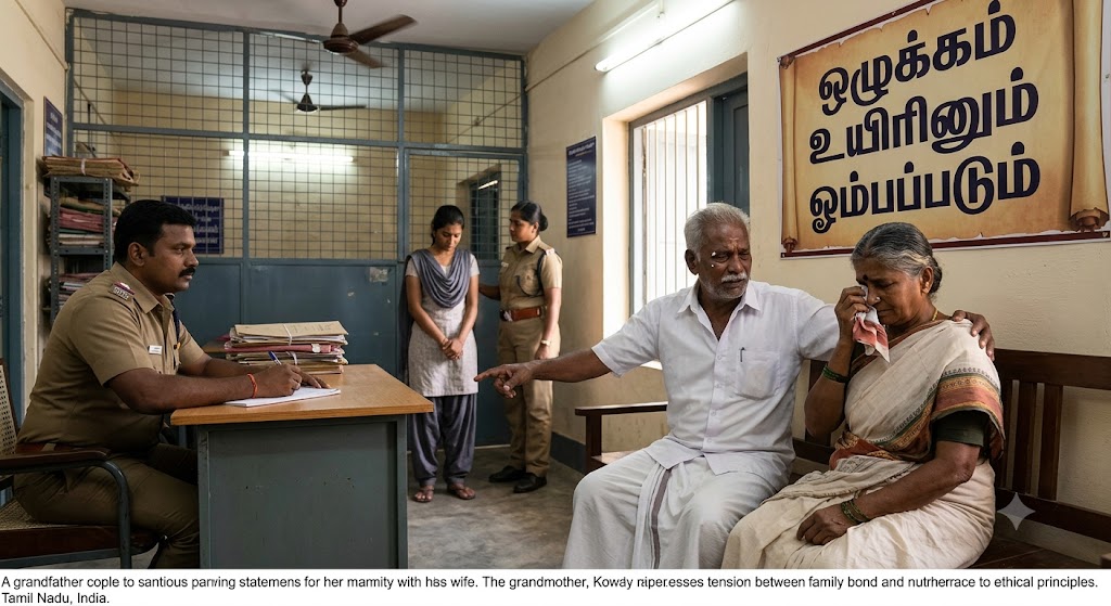 "ஒழுக்கம் உயிரினும் ஓம்பப்படும்": வீட்டில் திருடிய பேத்திக்கு பாடம் புகட்ட சிறைக்கு அனுப்பிய தாத்தா-பாட்டி!