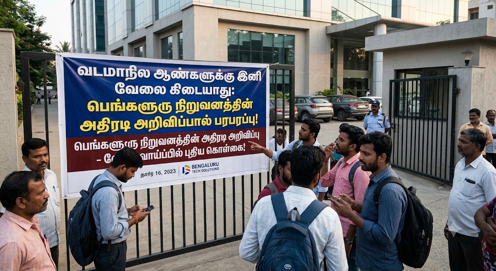 வடமாநில ஆண்களுக்கு இனி வேலை கிடையாது: பெங்களூரு நிறுவனத்தின் அதிரடி அறிவிப்பால் பரபரப்பு!