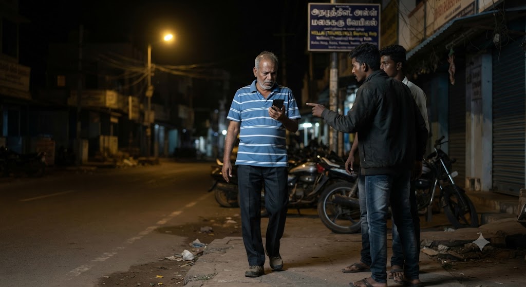 நெல்லையில் அதிர்ச்சி: நடைபயிற்சி சென்ற ஆந்திரா மருத்துவரை மிரட்டி UPI மூலம் ரூ.50,000 பறித்த மர்ம நபர்கள்!