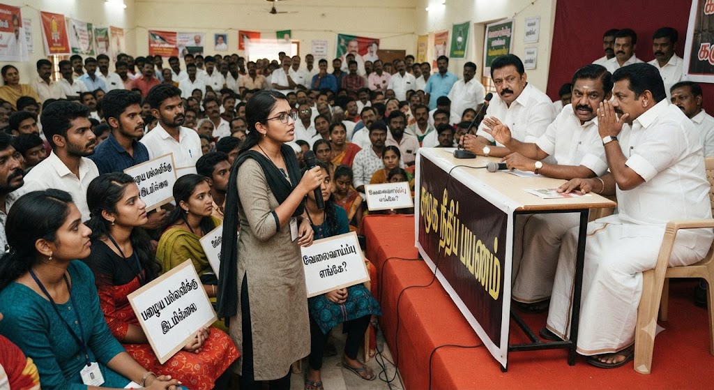 பழைய பல்லவிக்கு இனி இடமில்லை: "இன்றைய பிரச்சினைக்கு என்ன தீர்வு?" - கேள்வி கேட்கும் இளம் தலைமுறைக்கு கட்சிகள் கொடுக்கும் செக்!