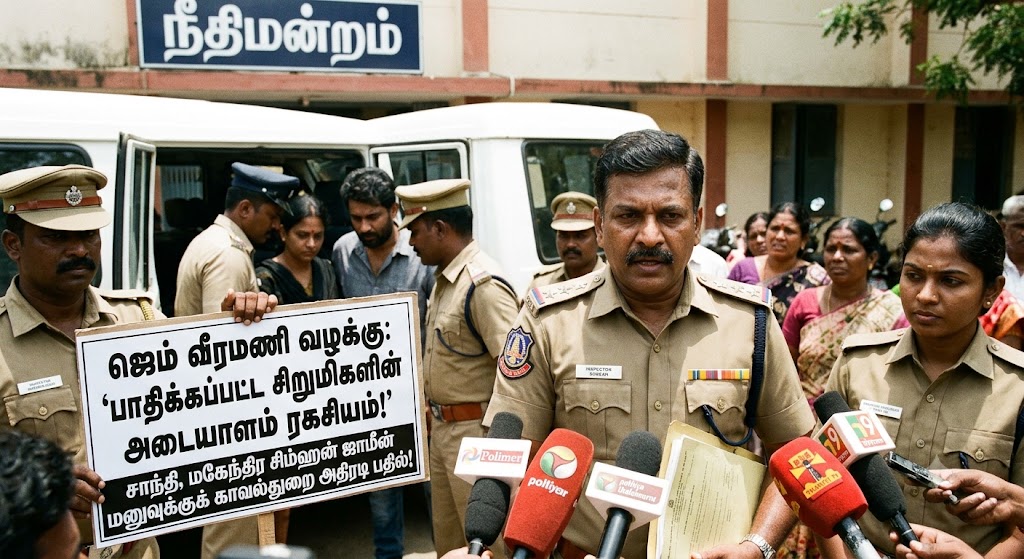 ஜெம் வீரமணி வழக்கு: "பாதிக்கப்பட்ட சிறுமிகளின் அடையாளம் ரகசியம்!" — சாந்தி, மகேந்திர சிம்ஹன் ஜாமீன் மனுவுக்குக் காவல்துறை அதிரடி பதில்!