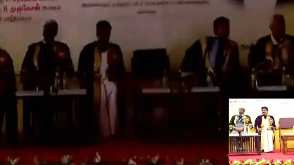 மின்சாரத்துறை அமைச்சர் நிர்மல் குமார் பங்கேற்ற அரசு சட்டக் கல்லூரி பட்டமளிப்பு விழா: திடீர் மின்தடையால் அரங்கில் பரபரப்பு!