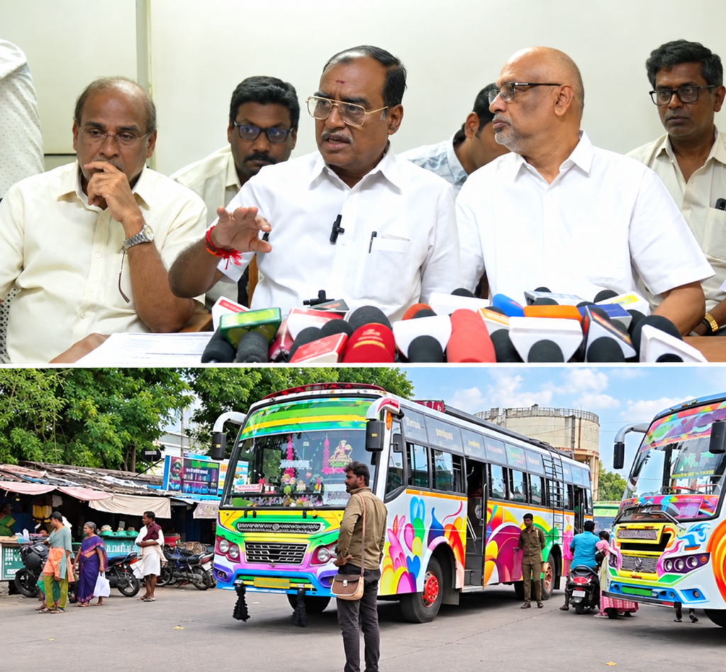 தனியார் பேருந்து உரிமையாளர்கள் வேலைநிறுத்தம் வாபஸ்: மகளிர் கட்டணமில்லா பேருந்து சேவையால் வருவாய் இழப்பு எனக் கவலை!