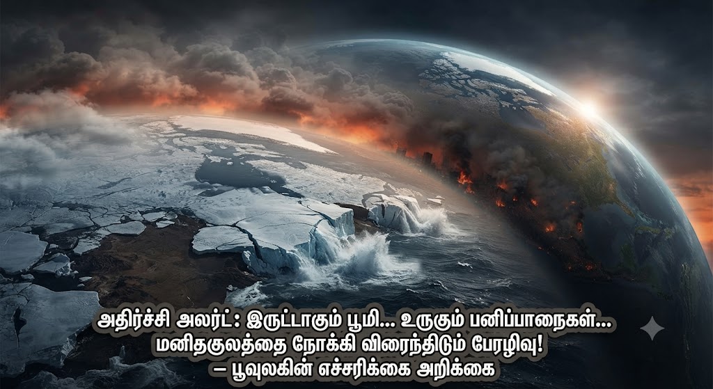 அதிர்ச்சி அலர்ட்: இருட்டாகும் பூமி... உருகும் பனிப்பாறைகள்... மனிதகுலத்தை நோக்கி விரைந்திடும் பேரழிவு! – பூவுலகின் எச்சரிக்கை அறிக்கை