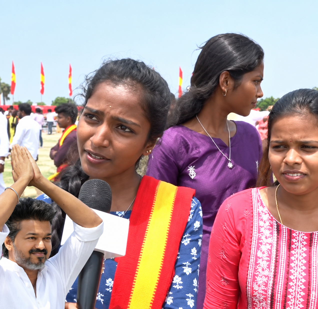 அவர் வந்ததுக்கு அப்புறம் நியூஸ் மட்டும்தான் பாக்குறோம்!" — முதலமைச்சர் விஜய் குறித்து த.வெ.க. பெண் தொண்டர்கள் நெகிழ்ச்சி!