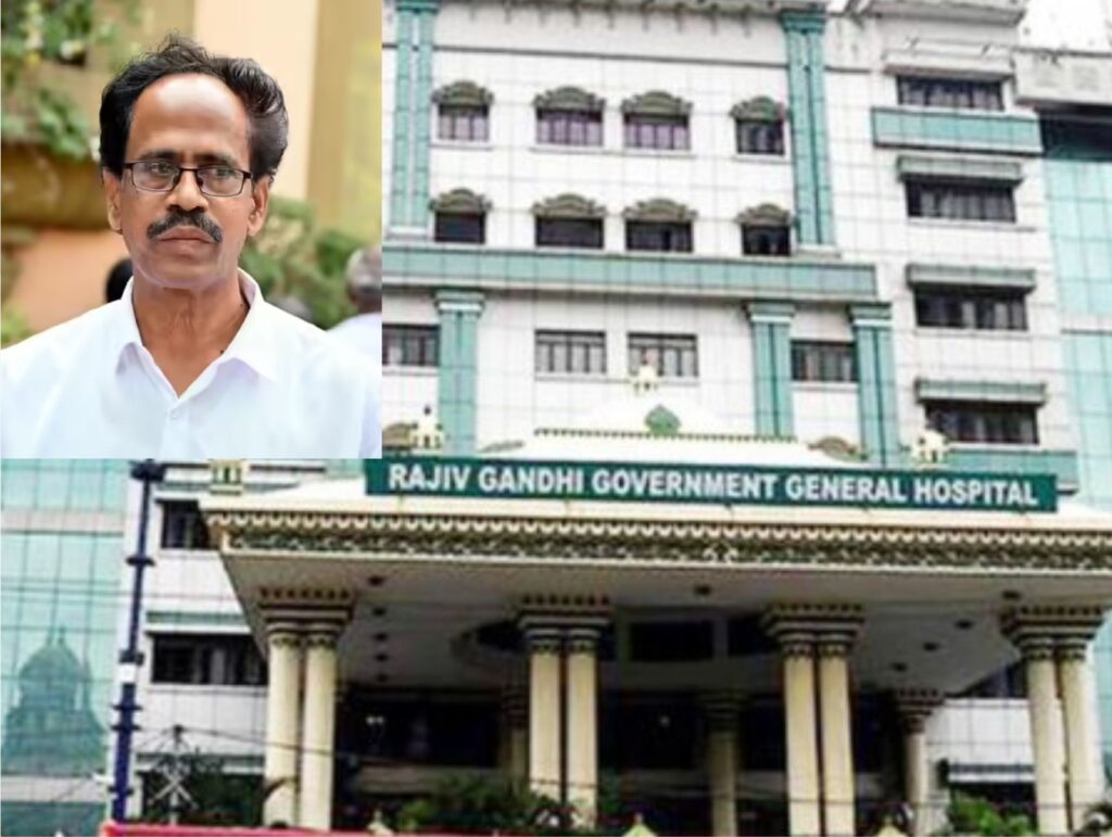 இந்திய கம்யூனிஸ்ட் கட்சி மாநிலச் செயலாளர் வீரபாண்டியன் மருத்துவமனையில் அனுமதி: