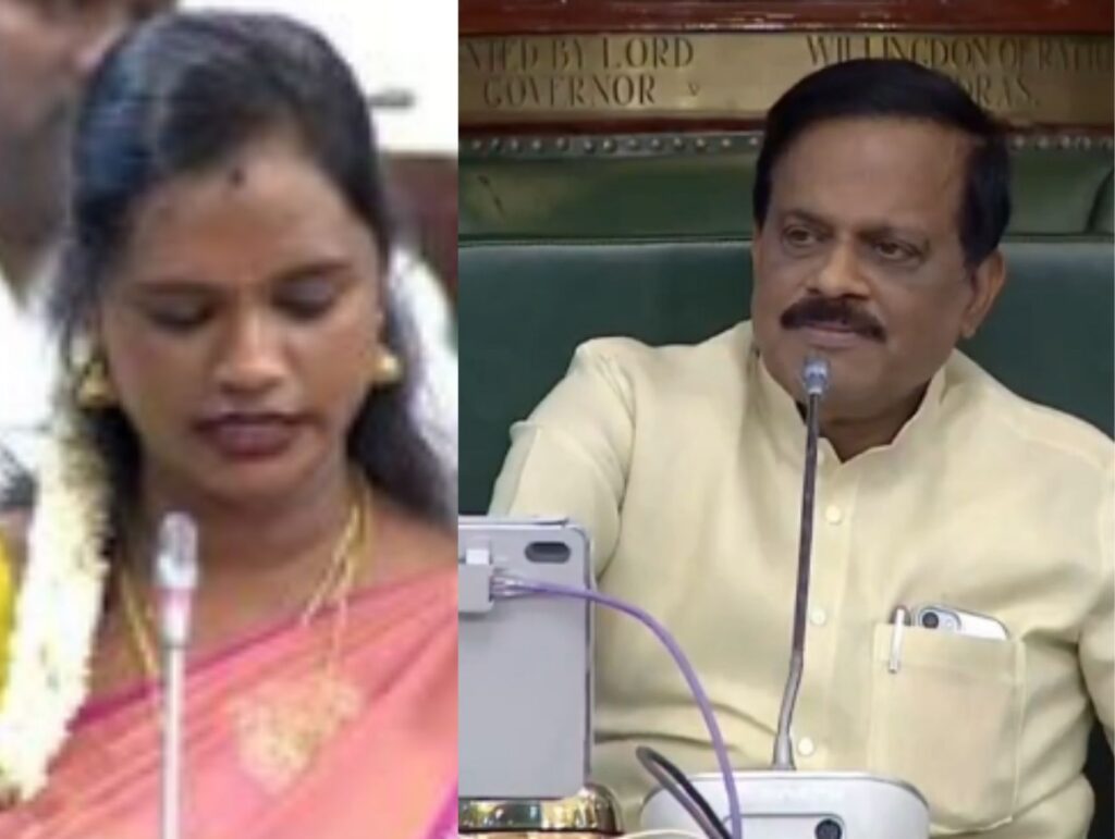 பெரிய பெரிய புள்ளிகள் இருக்குற தொகுதி.. ஆனா அடிப்படை வசதிகூட இல்ல!" - சட்டப்பேரவையில் முதல்முறையாக முழங்கிய தவெக எம்.எல்.ஏ. பல்லவி!