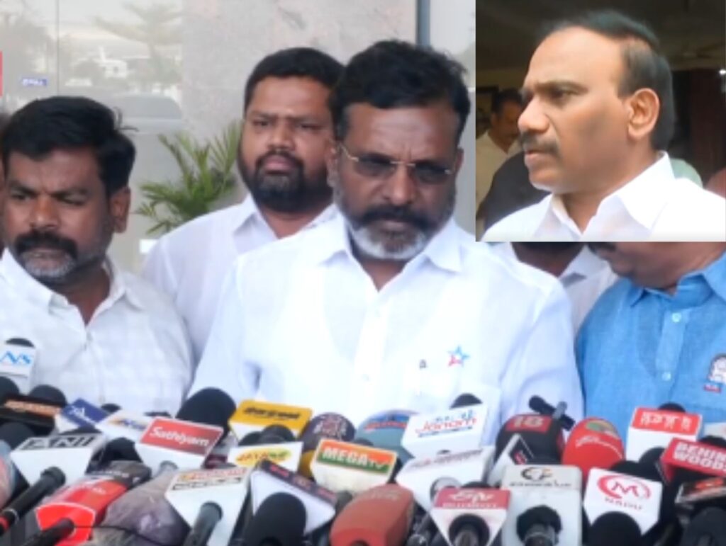 முதலமைச்சர், அமைச்சர் குறித்து அவதூறு பேச்சு: ஆ.ராசா, சேகர்பாபு மீது பாய்ந்த வழக்கு – திருமாவளவன் சுளீர் பதிவு!