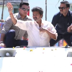 சேலத்தில் முதலமைச்சர் விஜய் ‘ரோடு ஷோ’: மக்கள் வெள்ளத்தில் மிதந்த மேச்சேரி!