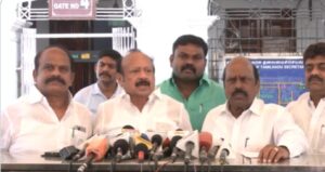 முதலமைச்சர் விஜய்க்கு எதிராக உரிமை மீறல் நடவடிக்கை கோரி கடிதம்: எப்போதும் பொய் பேசுகிறார் அமைச்சர் நிர்மல் குமார்- எம்.ஆர்.கே.பன்னீர்செல்வம் காரசாரம்!