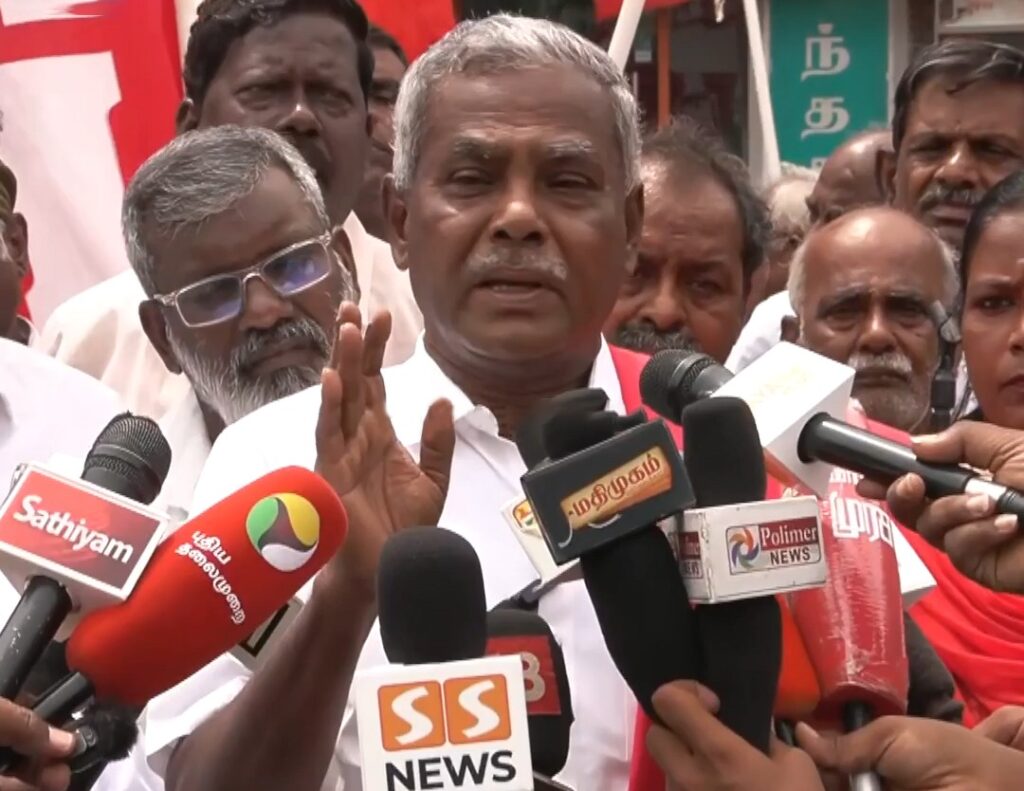 ஜெம் வீரமணி வழக்கை மூடி மறைத்தது யார்? — முன்னாள் முதலமைச்சர் மு.க.ஸ்டாலினுக்கு சண்முகம் சுடசுட கேள்வி!