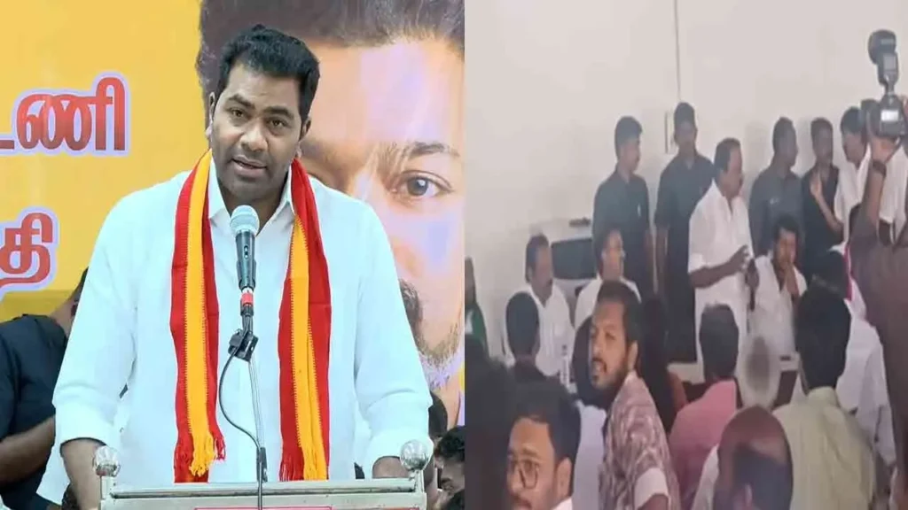 அமைச்சர்கள் கூட்டத்திலேயே மின்தடை: தமிழகத்தில் பூதாகரமாக வெடிக்கும் பவர் கட் பிரச்சினை - முதல்வர் விஜய்யின் அதிரடி ஆய்வுக்குப் பின்னும் தொடரும் அவலம்!