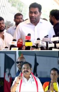 எடப்பாடி வெற்றிக்கு பா.ம.க. தான் காரணமா? “தவெக வேட்பாளரை விலைக்கு வாங்கியதுதான் குதிரை பேரம் இல்லையா?” – அமைச்சர் ஆதவ் அர்ஜுனா கடும் தாக்கு