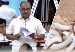 பள்ளிச் சத்துணவில் தேங்காய் கீற்று வழங்க வேண்டும்!" — சட்டப்பேரவையில் கொ.நா.ம.தே.க உறுப்பினர் நித்தியானந்தன் கோரிக்கை!