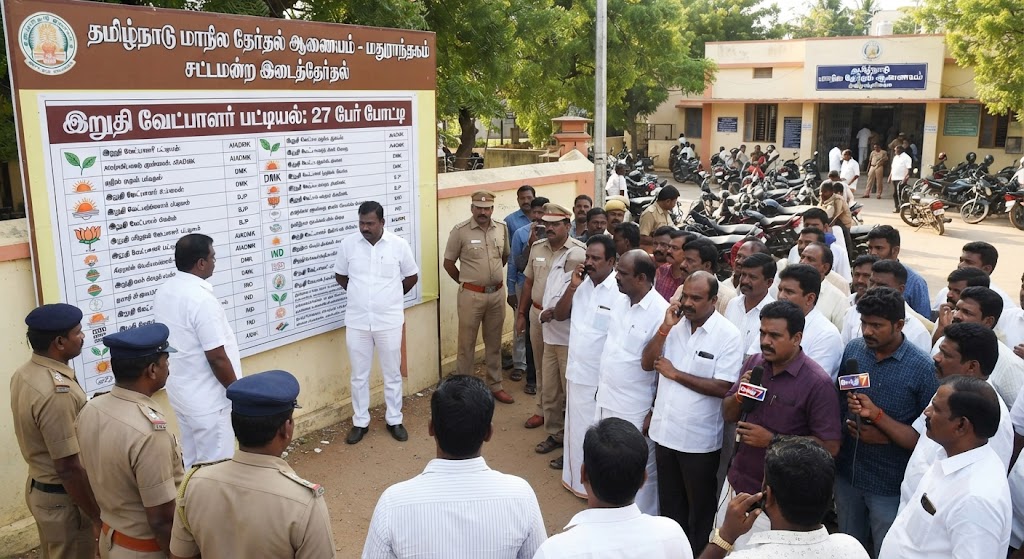 மதுராந்தகம் இடைத்தேர்தல்: இறுதி வேட்பாளர் பட்டியல் வெளியீடு - 27 பேர் போட்டி!