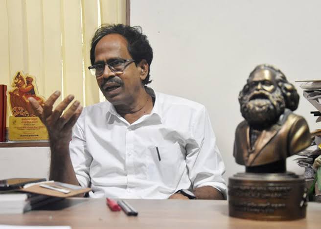 "தமிழ்நாட்டில் எல்லாமே தலைகீழாக இருக்கிறது!" — த.வெ.க. அரசுக்கு இந்திய கம்யூனிஸ்ட் கட்சி செயலாளர் வீரபாண்டியன் கடும் கண்டனம்!