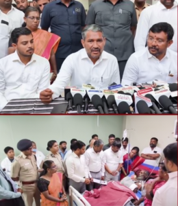 பொள்ளாச்சி அருகே ஊராட்சி உறுப்பினரின் கணவர் கை வெட்டப்பட்ட சம்பவம் – அமைச்சர்கள் விளக்கம்! அரிவாள் தாக்குதலில் வலது கை துண்டானதாக தகவல் – போலீசார் விசாரணை தீவிரம்
