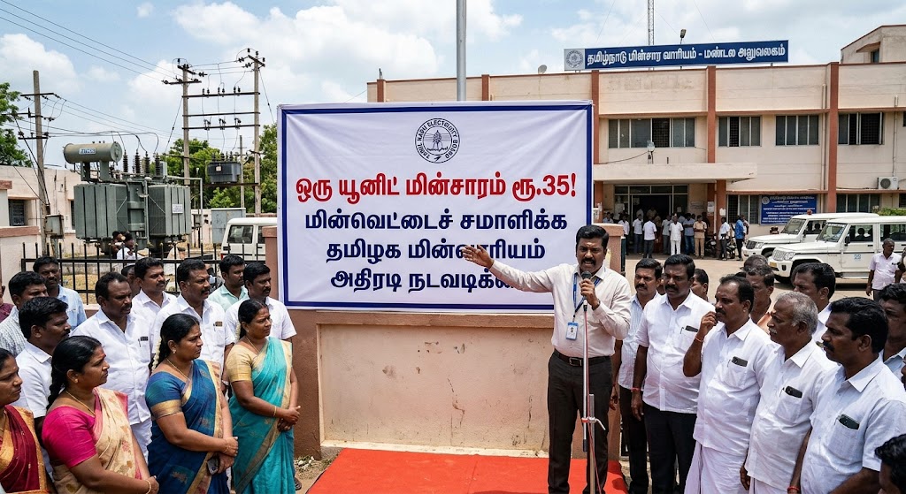 ஒரு யூனிட் மின்சாரம் ரூ.35! மின்வெட்டைச் சமாளிக்க தமிழக மின்வாரியம் அதிரடி நடவடிக்கை