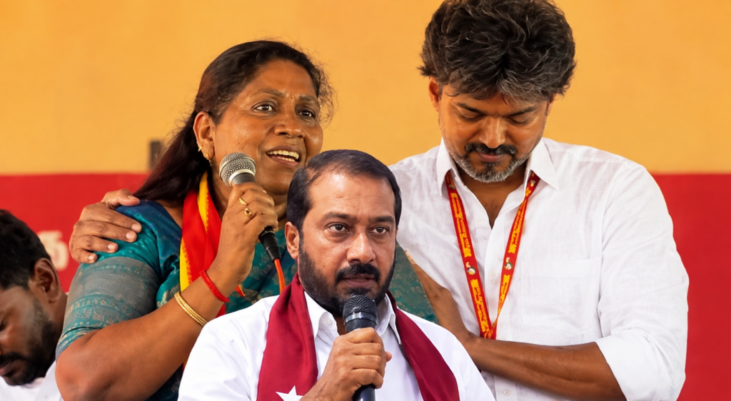 மேடையில் நீலிக்கண்ணீர் வடித்து நாடகம் – சத்திய பாமாவை சாடிய தமிமுன் அன்சாரி!