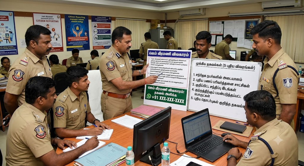 ஜெம் வீரமணி விவகாரம்: அறிவிக்கப்பட்ட வாட்ஸ் அப் எண்ணால் 5 புதிய தகவல்கள் கிடைத்துள்ளன – போலீஸ்!